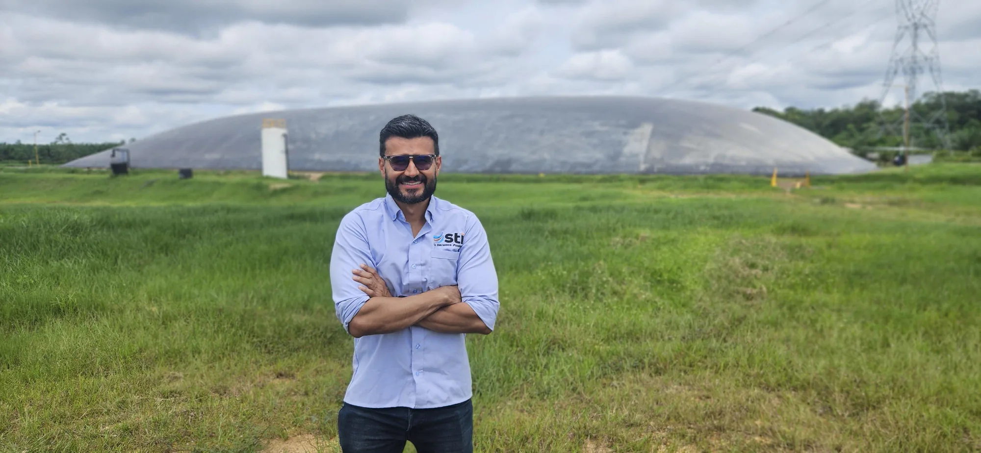 Dos biodigestores cubiertos de gran escala en operación